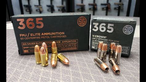 sig 365 ammo review.